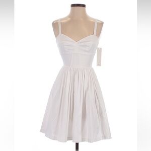Amanda Uprichard White Cotton Dress